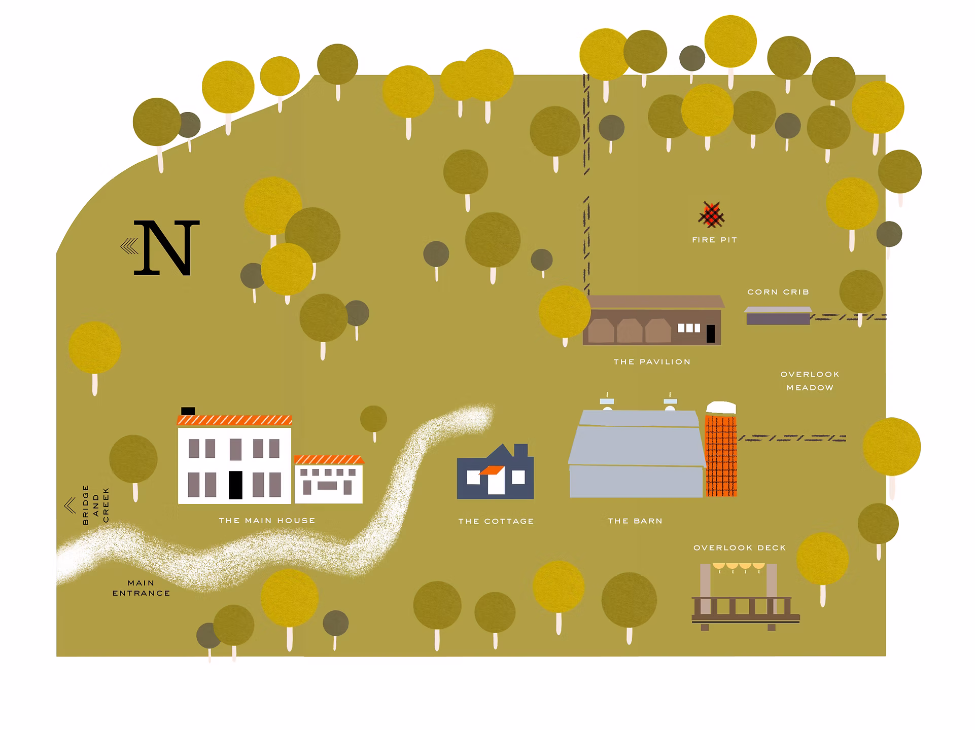 Map to Taconic Ridge Farm